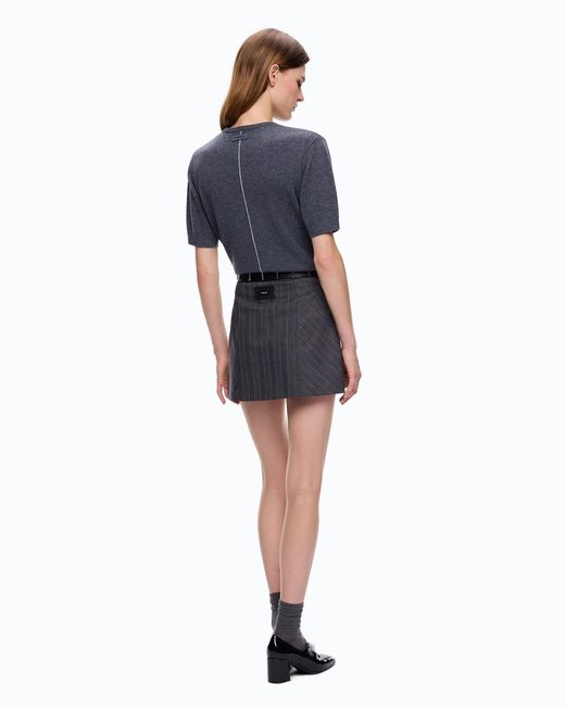 Pinko Blue V-Neck Sweater