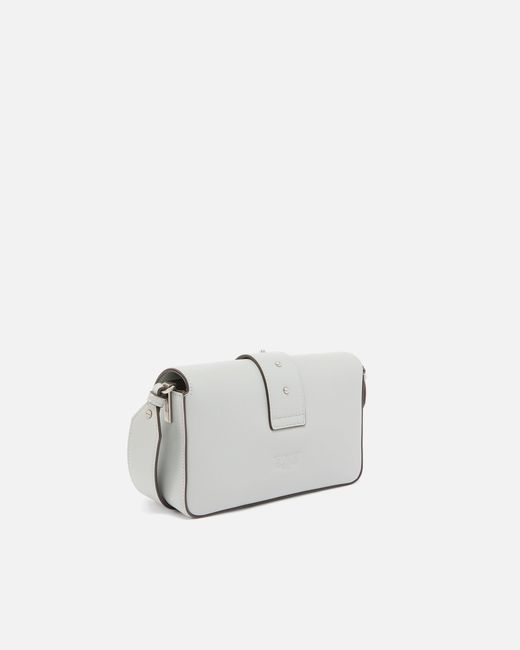 Pinko White Soft Leather Shoulder Bag Mini Love Bag
