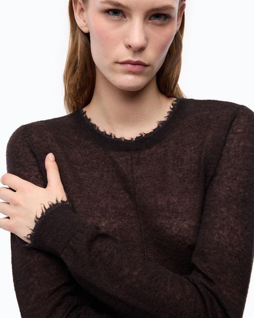 Pinko Black Lightweight Wool And Cashmere Sweater