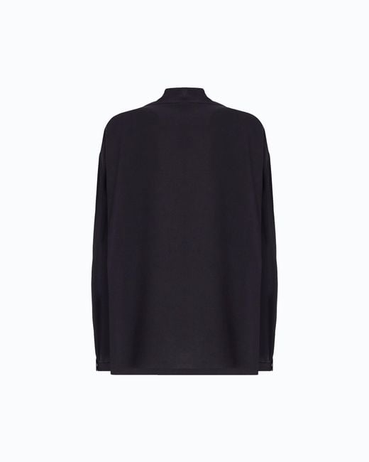 Pinko Blue Blouse With Pockets And Buttons