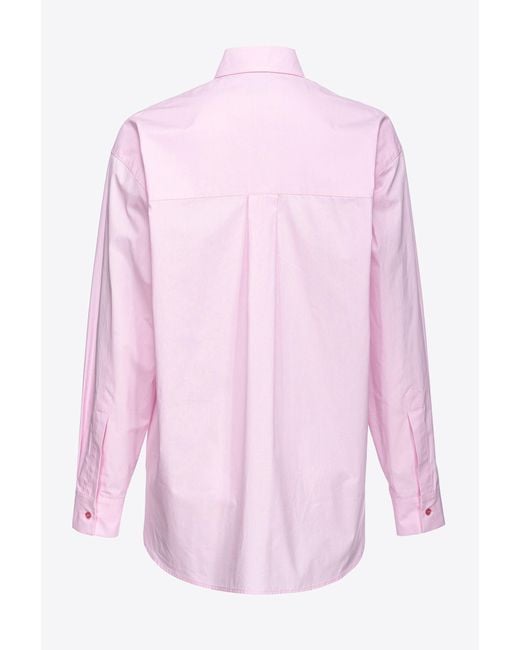 Pinko Pink Poplin Shirt
