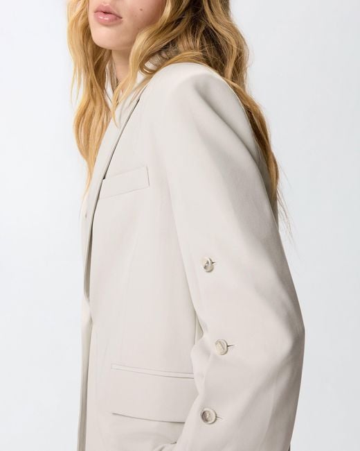 Pinko Natural Flowing Jacket With Slits