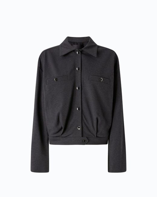 Pinko Black Relaxed-Fit Overshirt