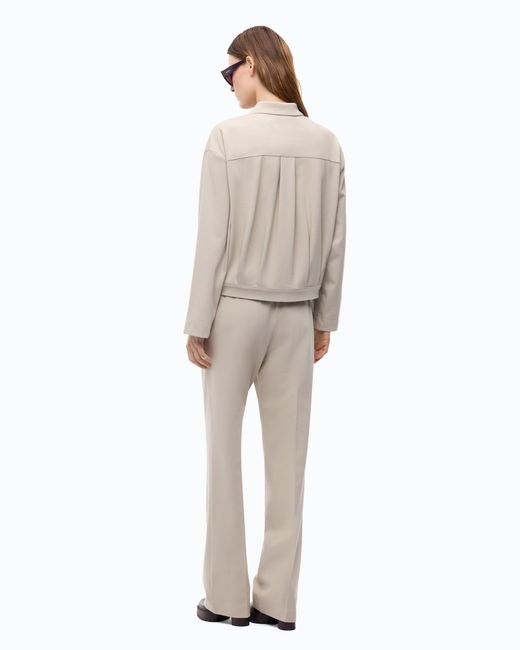 Pinko White Relaxed-Fit Overshirt