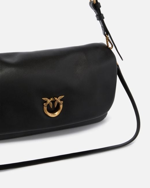 Pinko Black Click Soft Horizontal Handle Classic A0Qo Ss26