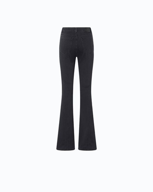 Pinko Blue Flared Stretch Denim Jeans