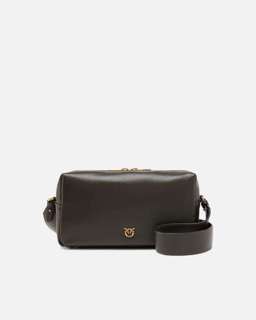 Pinko Green Horizontal Bag Medium Shoulder Bag