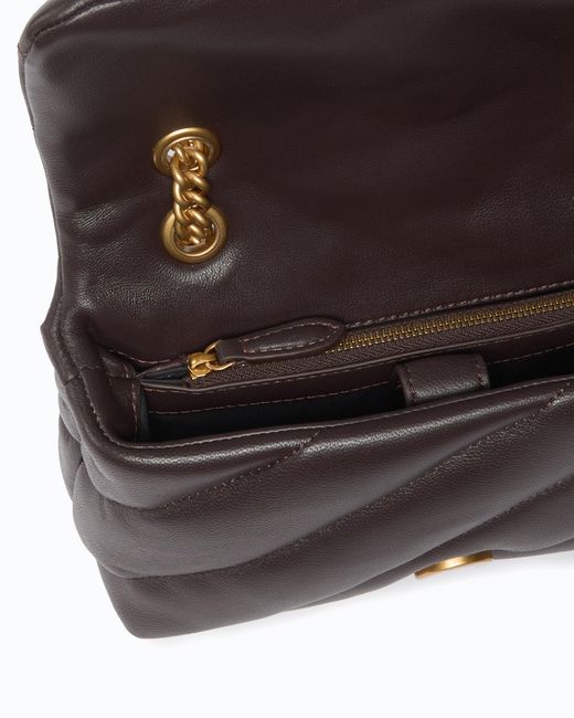 Pinko White Mini Love Bag Puff Crossbody Bag