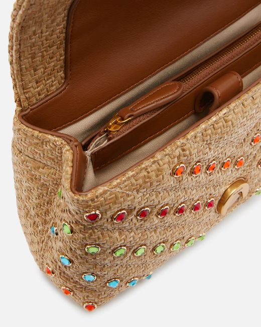 Borsa Piccola A Mano Lady Love Bag Puff di Pinko in Natural