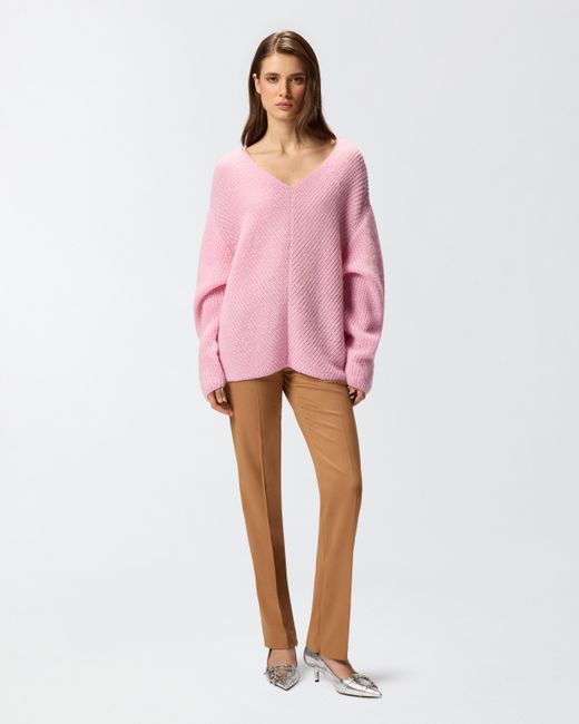 Pinko Pink Boat-neck Sweater