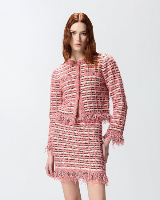 Pinko Red Cropped Jacket