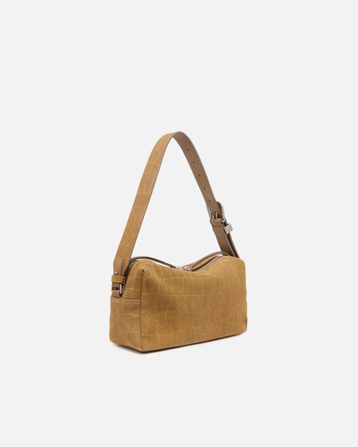 Pinko White Medium Crossbody Bowler Bag