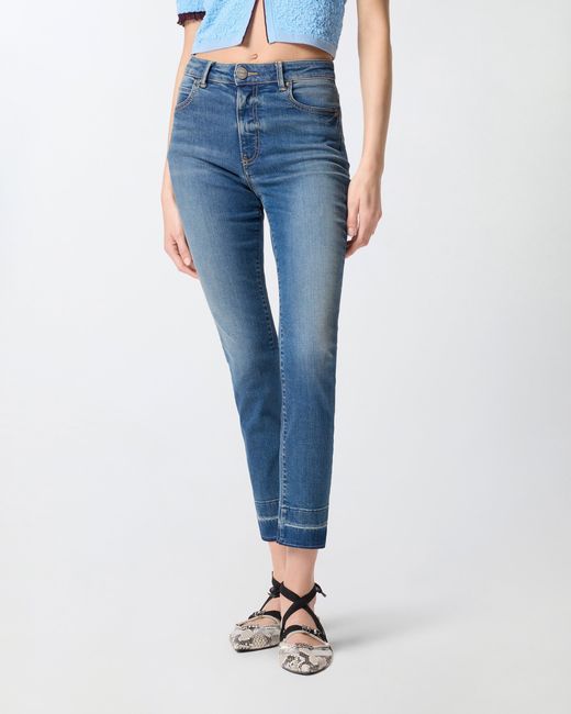 Pinko Blue Five-Pocket Skinny Jeans