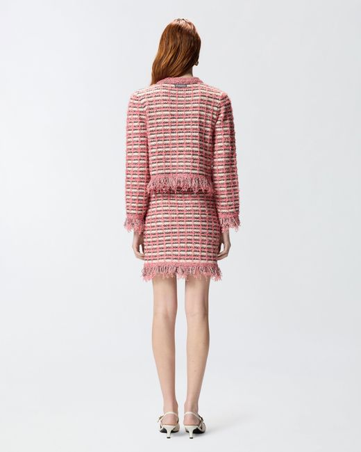 Pinko Red Cropped Jacket