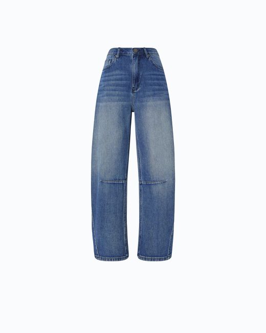 Pinko Blue Balloon-Fit Jeans