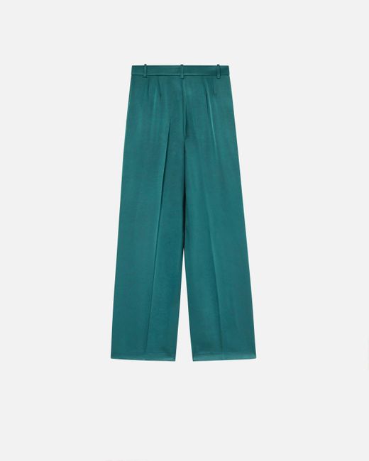 Pinko Green Tailored Satin Trousers