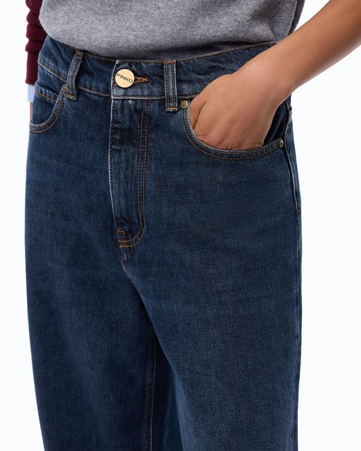 Pinko Blue Balloon-Fit Jeans