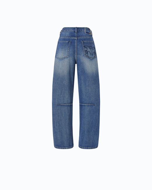 Pinko Blue Balloon-Fit Jeans