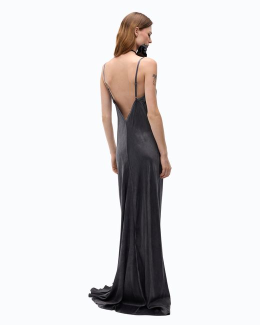 Pinko White Long Slip Dress