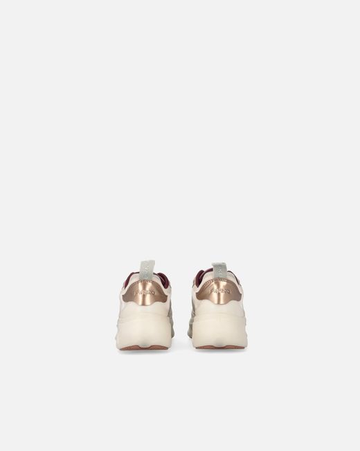 Pinko White Sneakers With Love Birds Logo