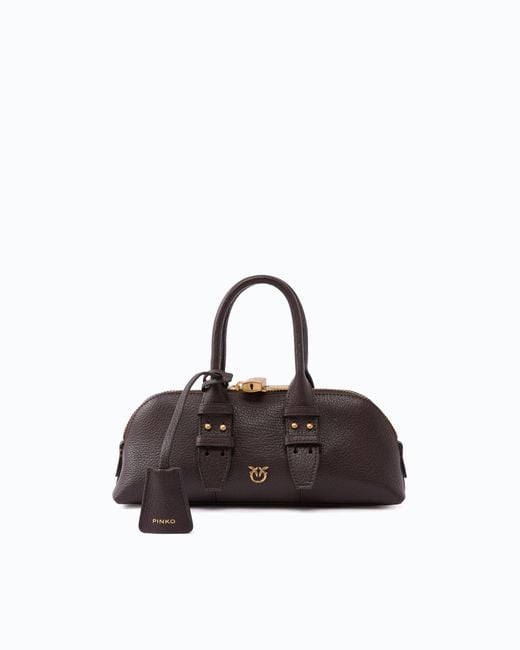 Pinko Brown Escape Bag Horizontal Small Handbag