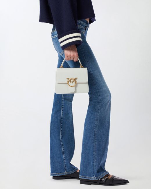 Pinko White Mini Handbag Love Bag Top Handle