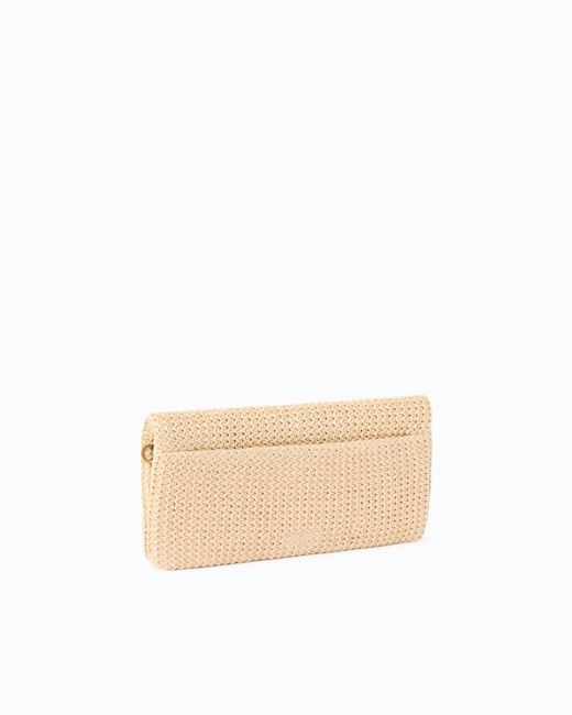 Pinko Natural Love Bag Click Soft Horizontal Classic Medium Crossbody Clutch