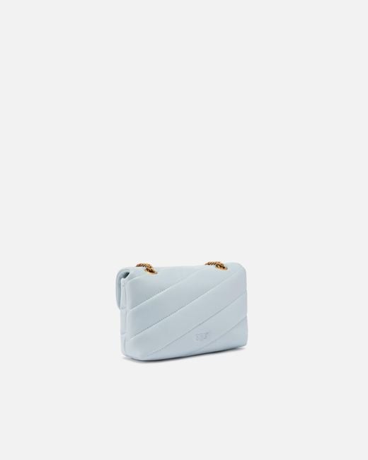 Pinko White Baby Shoulder Bag Love Bag Puff Maxi Quilt