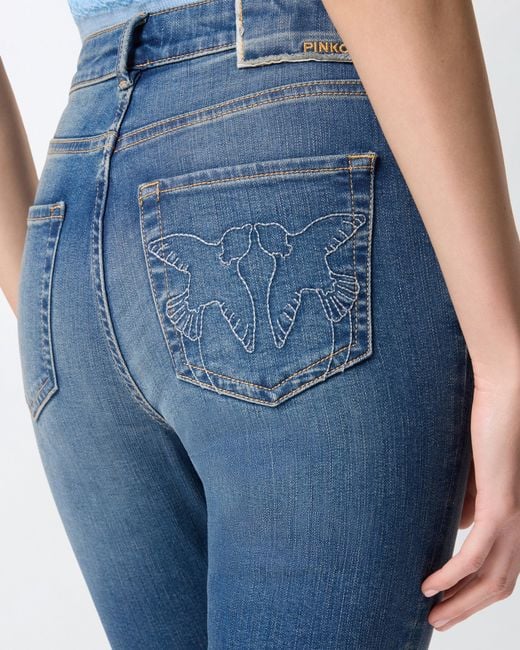 Pinko Blue Five-Pocket Skinny Jeans