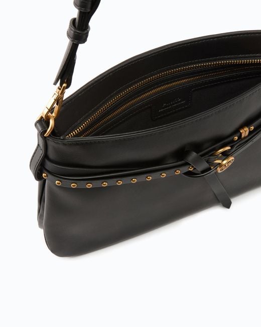 Pinko Black Belt Bag Medium Shoulder Bag