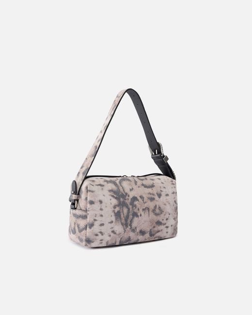 Pinko White Medium Crossbody Bowler Bag