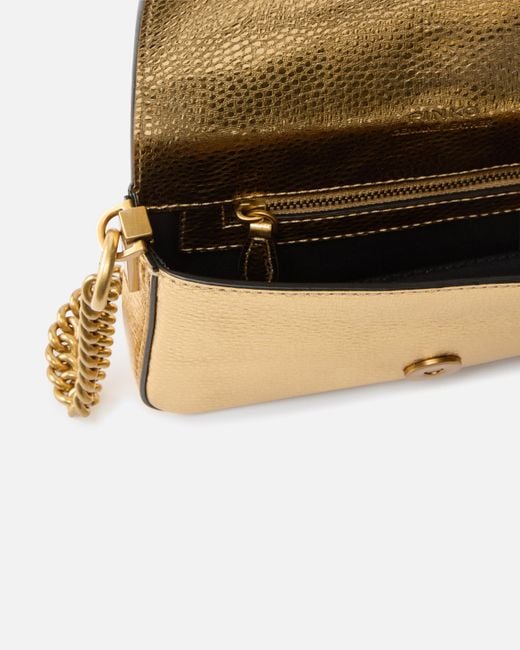 Borsa A Spalla Baby Love Bag One Slouchy di Pinko in Natural
