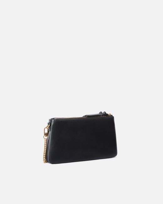 Pinko Multicolor Leather Mini Double Bag With Shoulder Strap