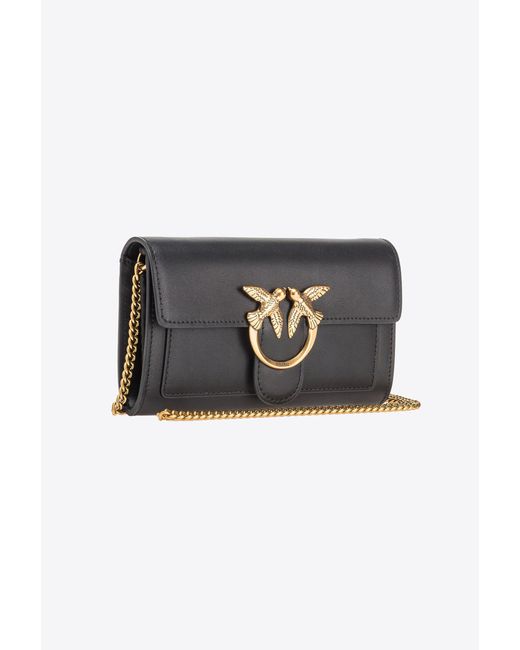 Portafoglio Love Bag One Wallet Simply di Pinko in Black