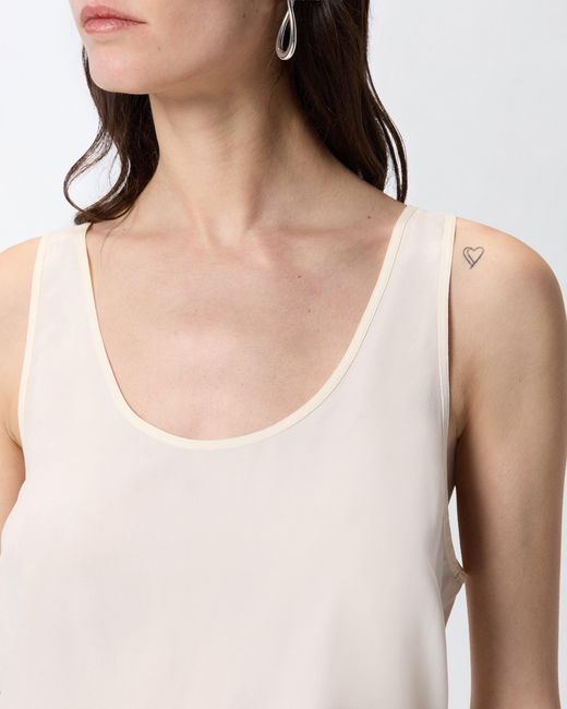 Pinko White Vest Top