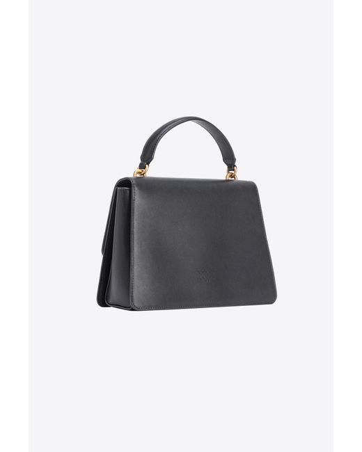 Classic Love Bag One Top Handle Light Simply di Pinko in Black