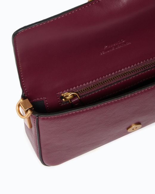 Pinko Purple Baby Love Bag One Slouchy Crossbody Bag