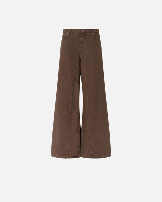 Vaqueros Con Pernera Extrancha Pinko de color Brown