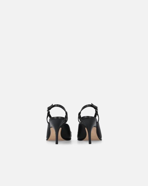 Pinko White Sling-Back Pumps