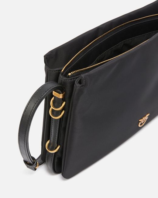 Pinko Black One, Two, Three Bag Medium Crossbody Bag