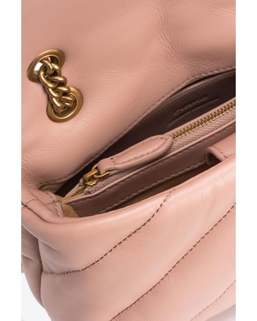 Pinko Pink Mini Love Bag Puff Maxi Quilt