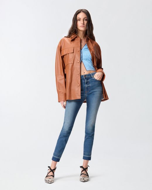Pinko Blue Five-Pocket Skinny Jeans