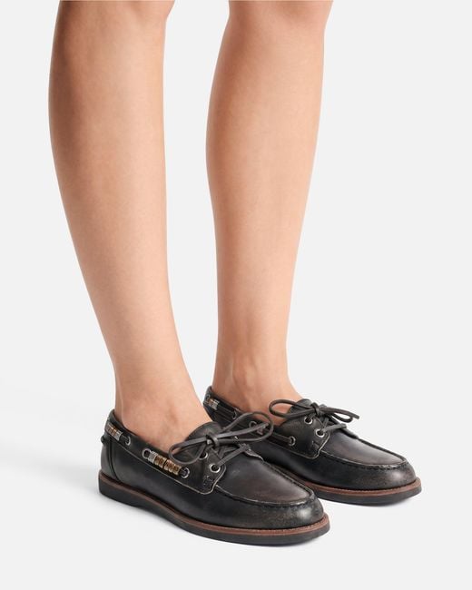 Pinko White Leather Moccasins With Jewel Details