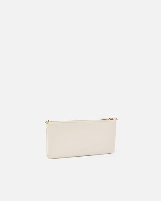 Pinko White Horizontal Flat Bag