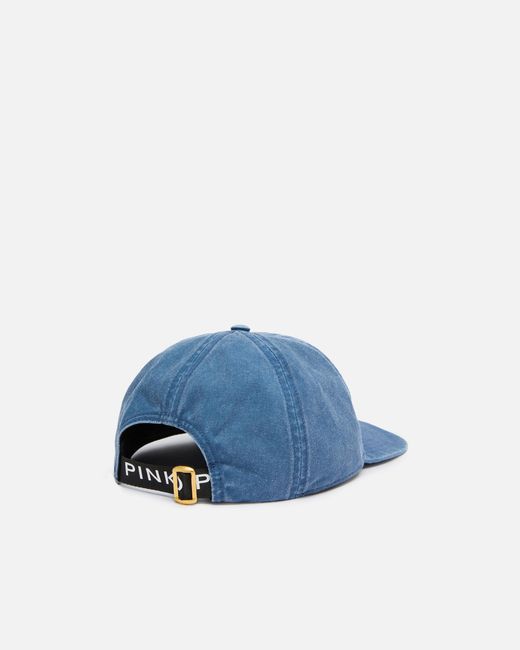 Pinko Blue Cap With Peak And Fading