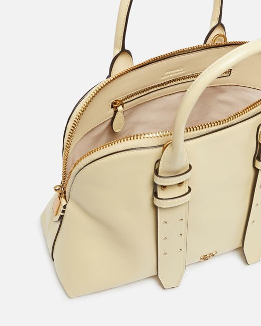 Pinko Natural Escape Bag Medium Leather Handbag