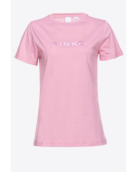 T-shirt di Pinko in Pink