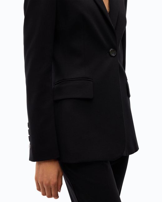 Pinko Black Single-Breasted Blazer