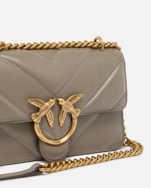 Borsa A Mano Piccola Love Bag One di Pinko in White