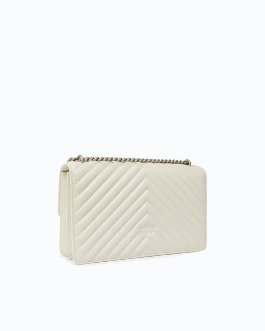 Pinko Natural Classic Love Bag One Chevron